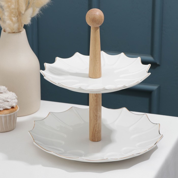 Блюдо 2-х ярусный «Богема», 25×28 см
Блюдо 2-х ярусный «Богема», 25×28 см