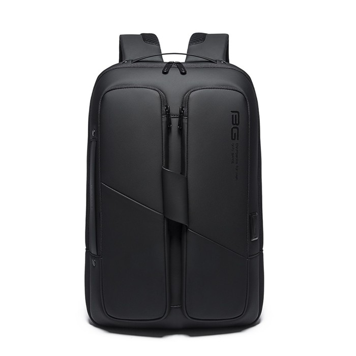 фото Bg7238 рюкзак bange, отдел на молнии, с usb, цвет черный (15.6"), 32х14х46см