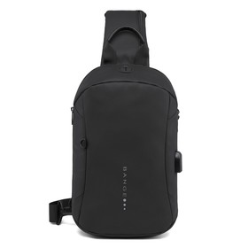 BG1912 Рюкзак-слинг Bange, отдел на молнии, с USB, цвет черный (10"), 20х9х32см
BG1912 Рюкзак-слинг Bange, отдел на молнии, с USB, цвет черный (10"), 20х9х32см