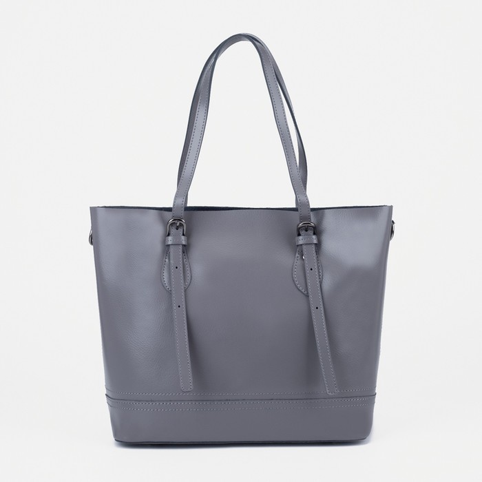 Сумка-тоут на молнии, наружный карман, цвет графит
Сумка-тоут на молнии, наружный карман, цвет графит