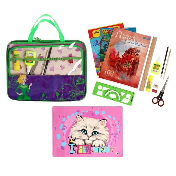 Папка для труда А4 с ручками, текстиль, ПВХ, 335 х 260 х 20, ПТР-11/ СЕТ 13 предметов, "Принцесса Лея"
Папка для труда А4 с ручками, текстиль, ПВХ, 335 х 260 х 20, ПТР-11/ СЕТ 13 предметов, "Принцесса Лея"