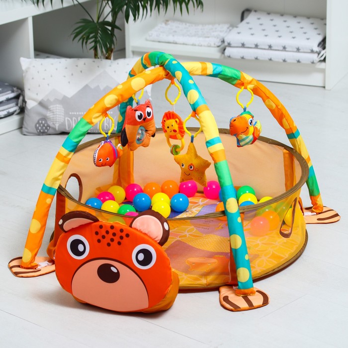 Развивающий коврик 3 в 1 «Мишка», бортик, 30 цв. шаров, р - р 83х71х0,5 см.
Развивающий коврик 3 в 1 «Мишка», бортик, 30 цв. шаров, р - р 83х71х0,5 см.