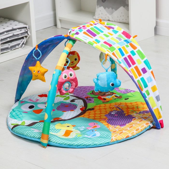 Развивающий коврик «Слоник», с дугами, тент, 83х83х0,5
Развивающий коврик «Слоник», с дугами, тент, 83х83х0,5