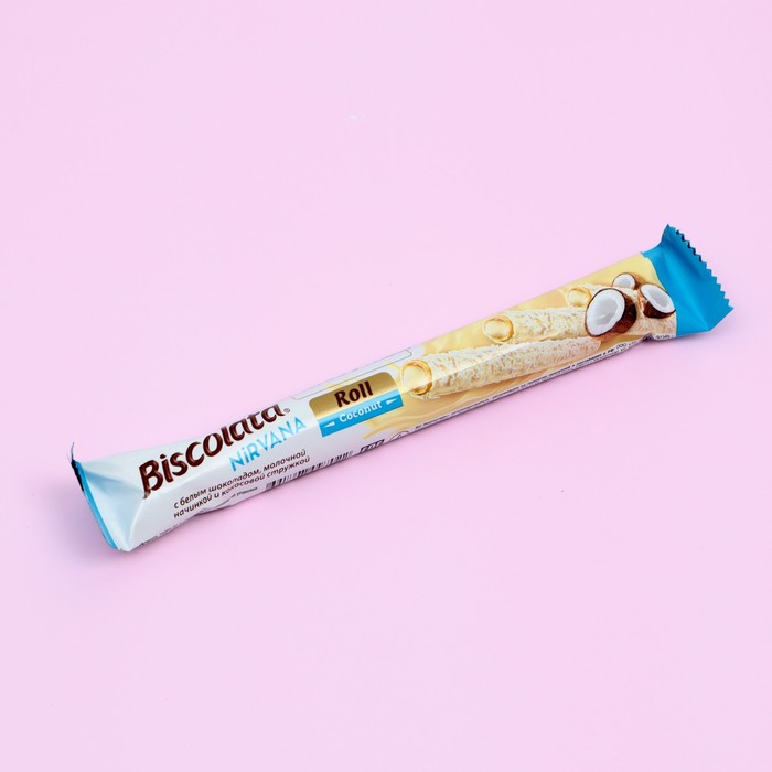 Вафельные трубочки"Biscolata ROLL" с белым шоколадом, молочной начинкой и кокосом 26 г
Вафельные трубочки"Biscolata ROLL" с белым шоколадом, молочной начинкой и кокосом 26 г
