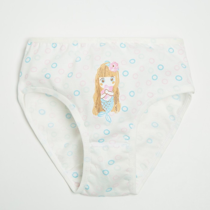 Трусы для девочки, цвет молочный/рис. Русалки, рост 110 см (р.28)
Трусы для девочки, цвет молочный/рис. Русалки, рост 110 см (р.28)