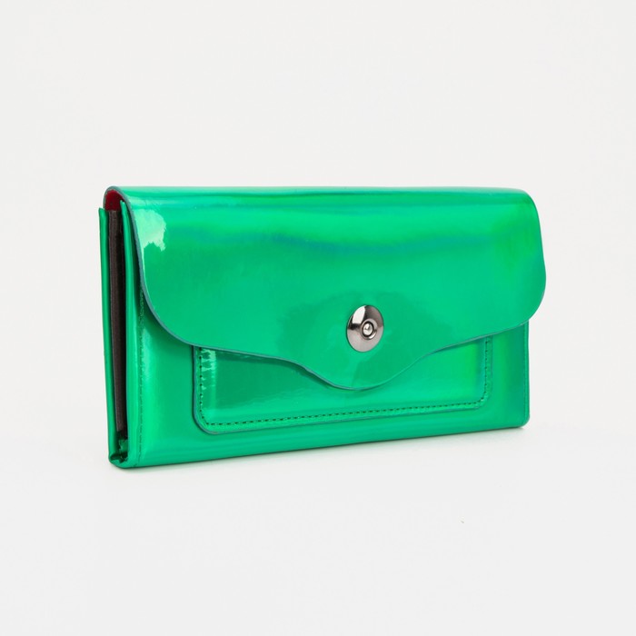 Кошелёк на магните, цвет зеленый
Кошелёк на магните, цвет зеленый