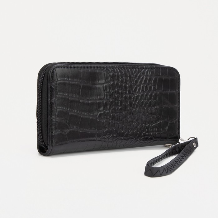 Кошелёк, 3 отдела на молнии, цвет черный
Кошелёк, 3 отдела на молнии, цвет черный