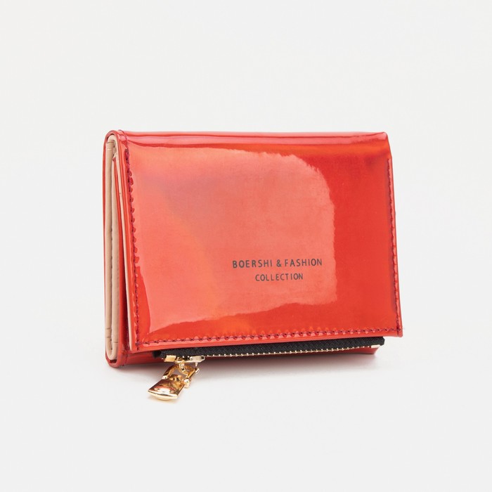 Кошелёк на кнопке, цвет красный
Кошелёк на кнопке, цвет красный