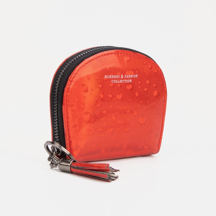 Кошелёк на молнии, цвет красный
Кошелёк на молнии, цвет красный
