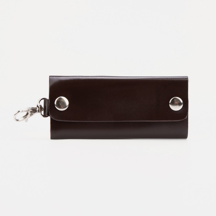 Ключница, длина 12 см, 6 карабинов, цвет коричневый
Ключница, длина 12 см, 6 карабинов, цвет коричневый