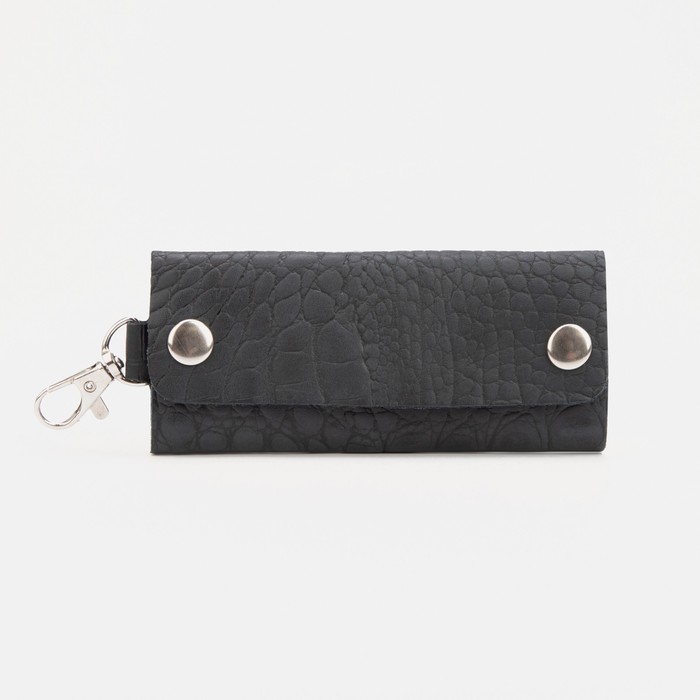 Ключница, длина 12 см, 6 карабинов, цвет серый
Ключница, длина 12 см, 6 карабинов, цвет серый