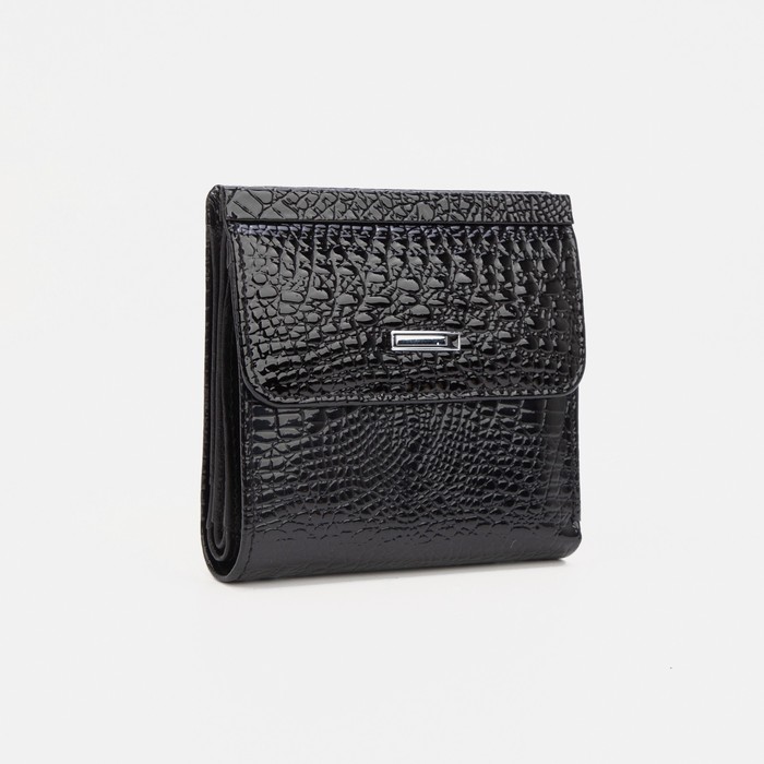 Кошелёк на кнопке, цвет черный
Кошелёк на кнопке, цвет черный