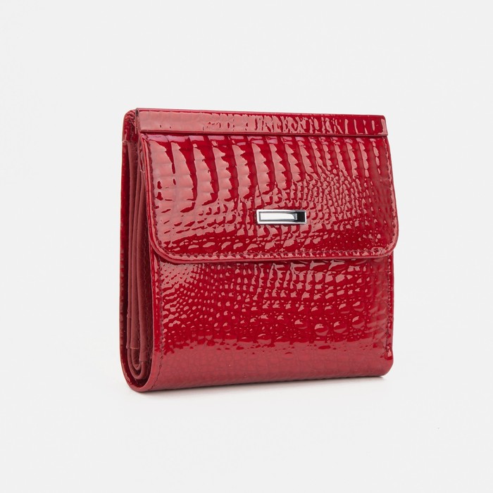 Кошелёк на кнопке, цвет красный
Кошелёк на кнопке, цвет красный