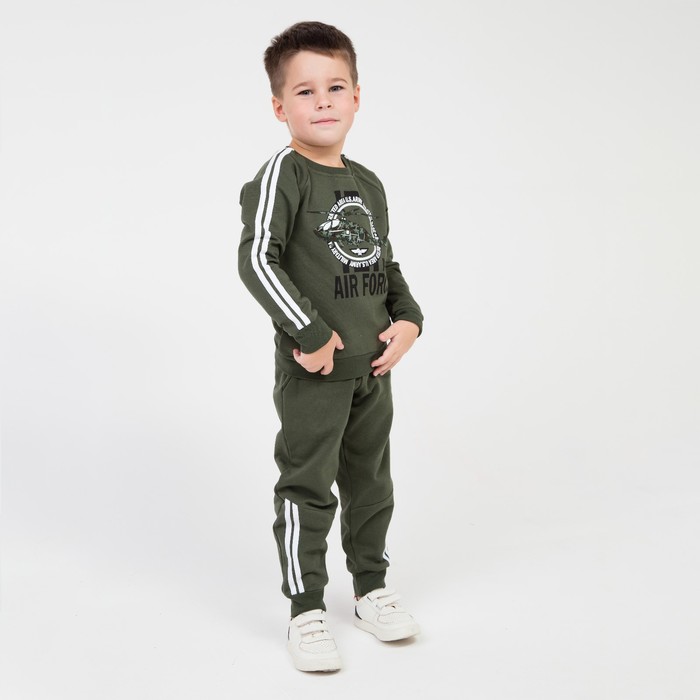Комплект для мальчика, цвет хаки/вертолет, рост 98 см
Комплект для мальчика, цвет хаки/вертолет, рост 98 см