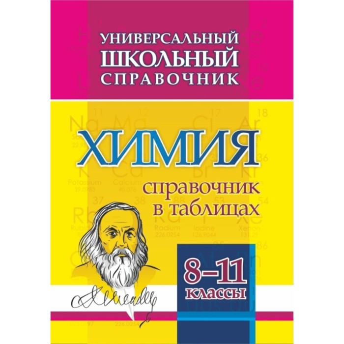 Универсальный школьный справочник. Химия. 8-11 класс. Справочник в таблицах. Константинова Инесса Вл
Универсальный школьный справочник. Химия. 8-11 класс. Справочник в таблицах. Константинова Инесса Вл