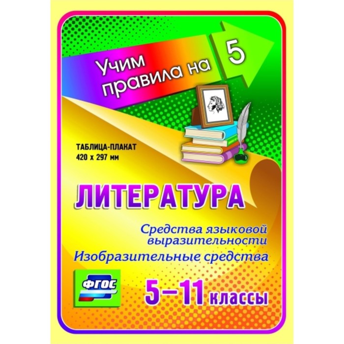 Литература. Средства языковой выразительности. Изобразительные средства. 5-11 класс
Литература. Средства языковой выразительности. Изобразительные средства. 5-11 класс