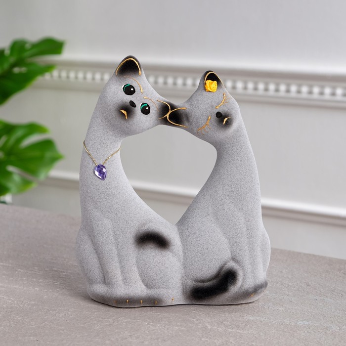 Копилка "Влюбленная пара", серая, покрытие флок, керамика, 21 см
Копилка "Влюбленная пара", серая, покрытие флок, керамика, 21 см