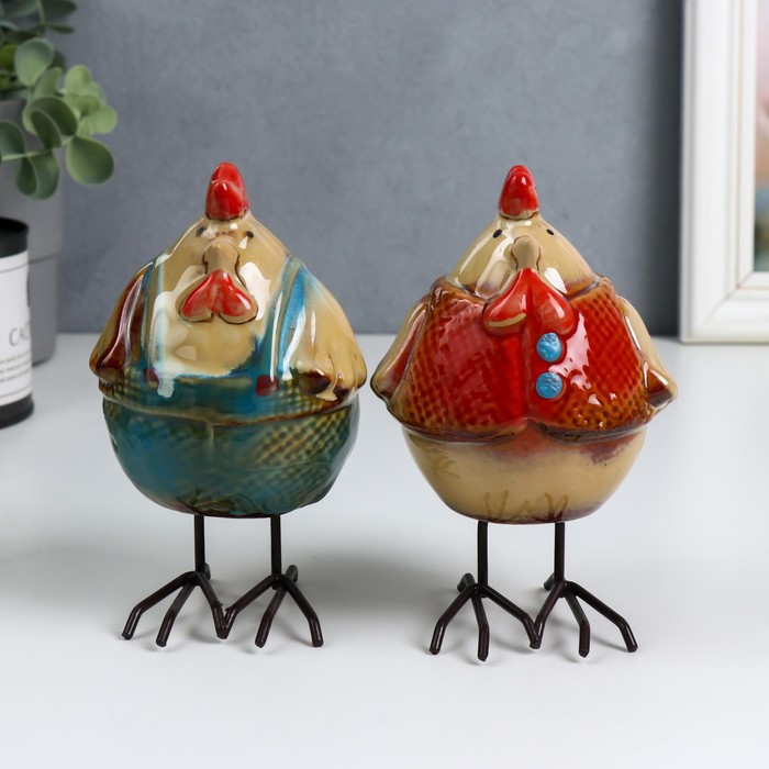 Сувенир керамика "Нарядный петух" МИКС 15,5х7,5х8,5 см 4145465
Сувенир керамика "Нарядный петух" МИКС 15,5х7,5х8,5 см 4145465