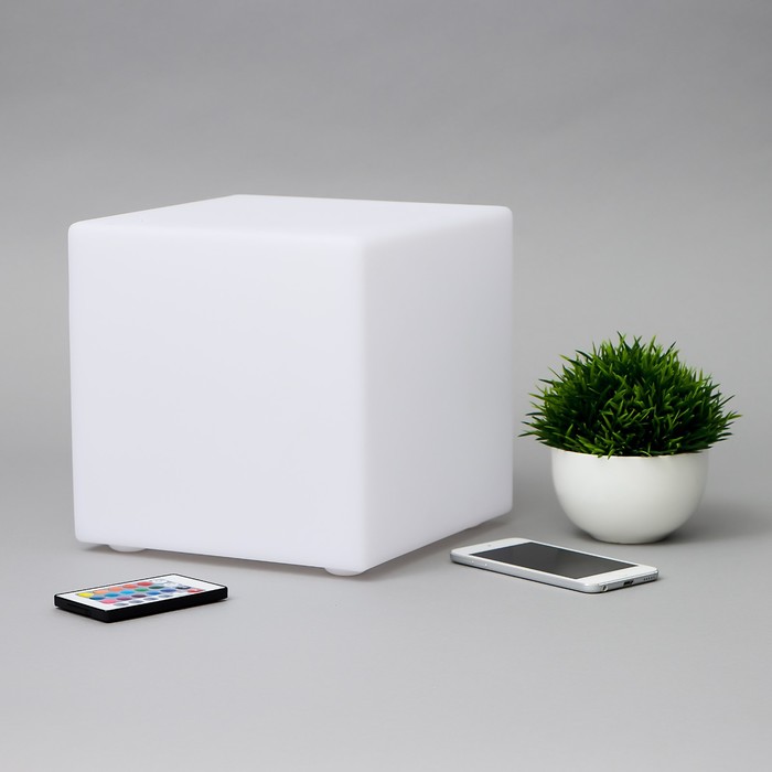 Напольный Светильник Cube 200, LED RGB, цвет белый, IP65 
Напольный Светильник Cube 200, LED RGB, цвет белый, IP65