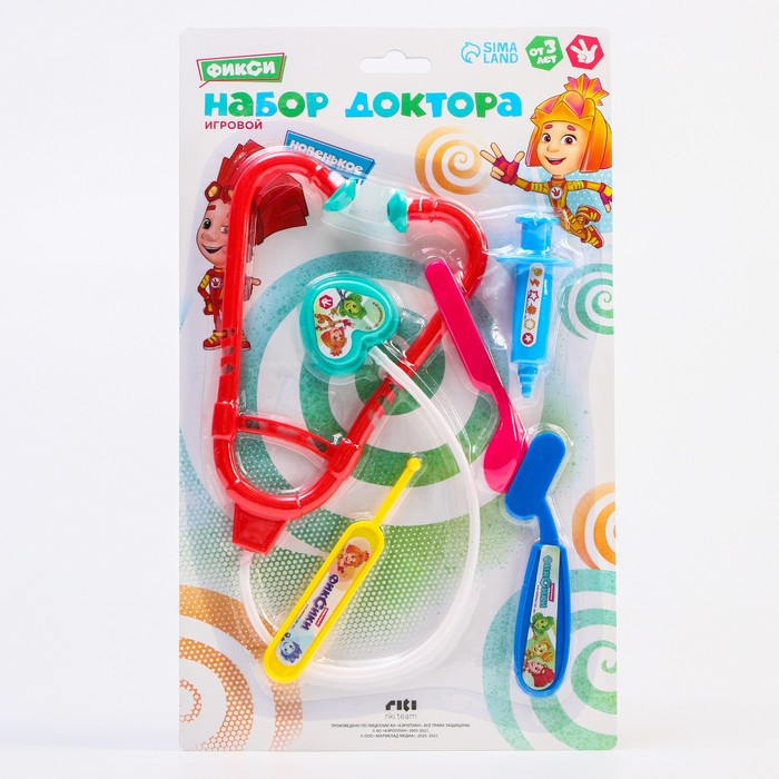 Набор доктора игровой ФИКСИКИ, МИКС
Набор доктора игровой ФИКСИКИ, МИКС