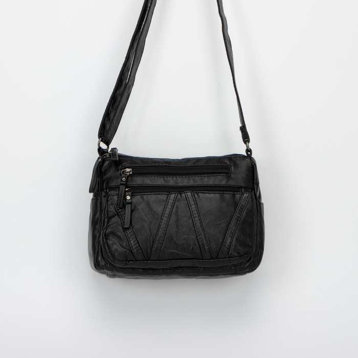 Сумка-мешок, 2 отдела на молнии, 3 наружных кармана, длинный ремень, цвет чёрный
Сумка-мешок, 2 отдела на молнии, 3 наружных кармана, длинный ремень, цвет чёрный