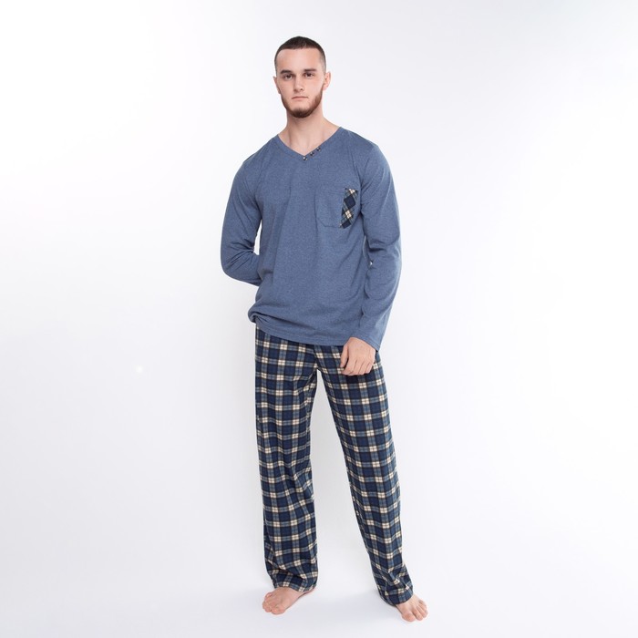 Комплект (лонгслив,брюки) мужской, цвет тёмно-синий, размер 48
Комплект (лонгслив,брюки) мужской, цвет тёмно-синий, размер 48