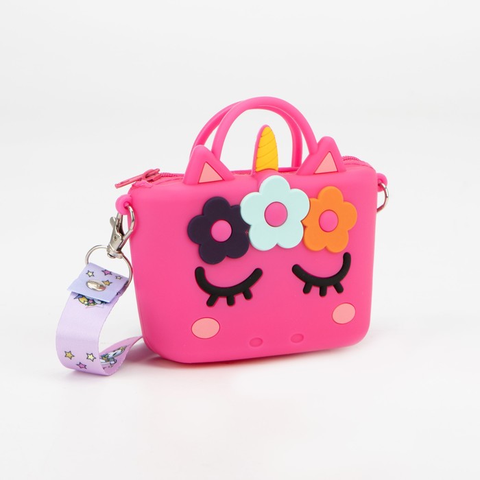 Сумка детская на молнии, цвет розовый
Сумка детская на молнии, цвет розовый