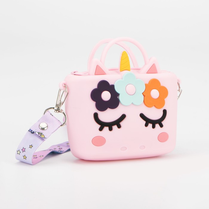 Сумка детская на молнии, цвет розовый
Сумка детская на молнии, цвет розовый