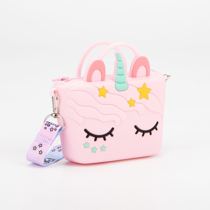 Сумка детская на молнии, цвет розовый
Сумка детская на молнии, цвет розовый