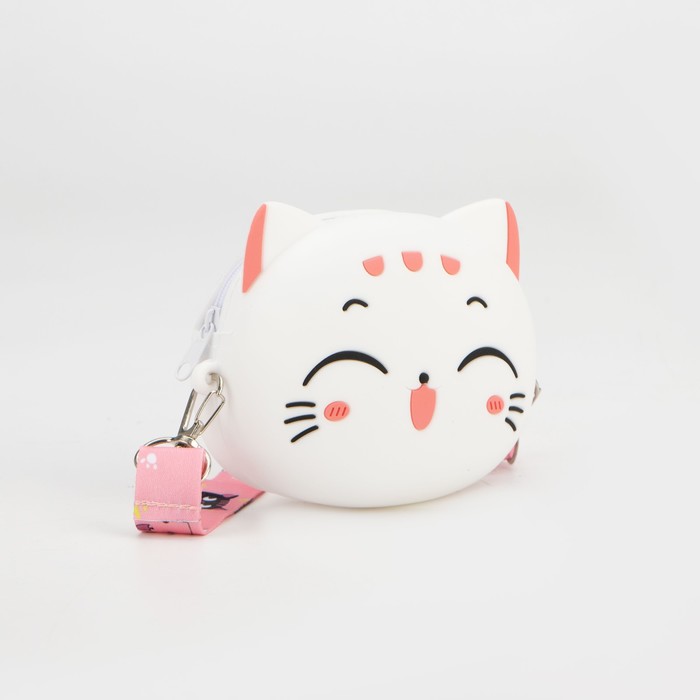 Сумка детская на молнии, цвет белый 
Сумка детская на молнии, цвет белый