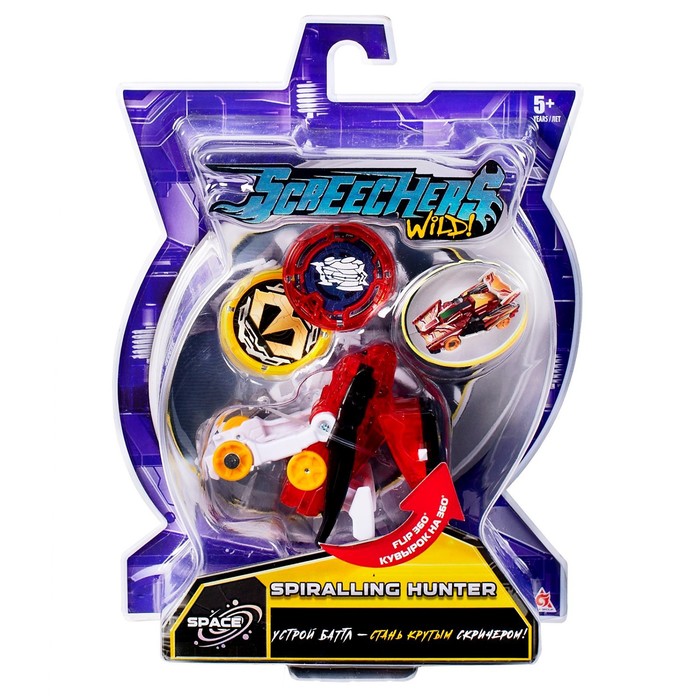 Машинка-трансформер «Спиралинг Хантер S1» Дикие Скричеры
Машинка-трансформер «Спиралинг Хантер S1» Дикие Скричеры