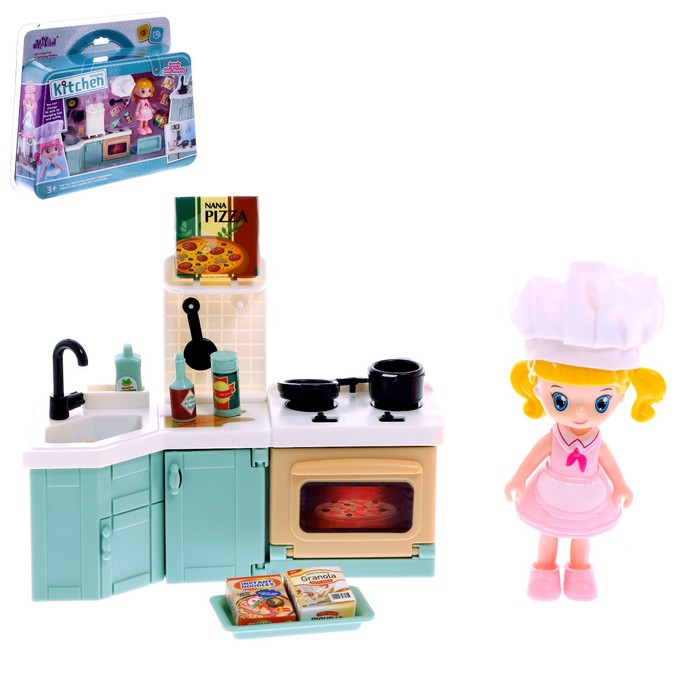 Игровой набор «Кухня Софии» с набором мебели и аксессуарами, МИКС
Игровой набор «Кухня Софии» с набором мебели и аксессуарами, МИКС