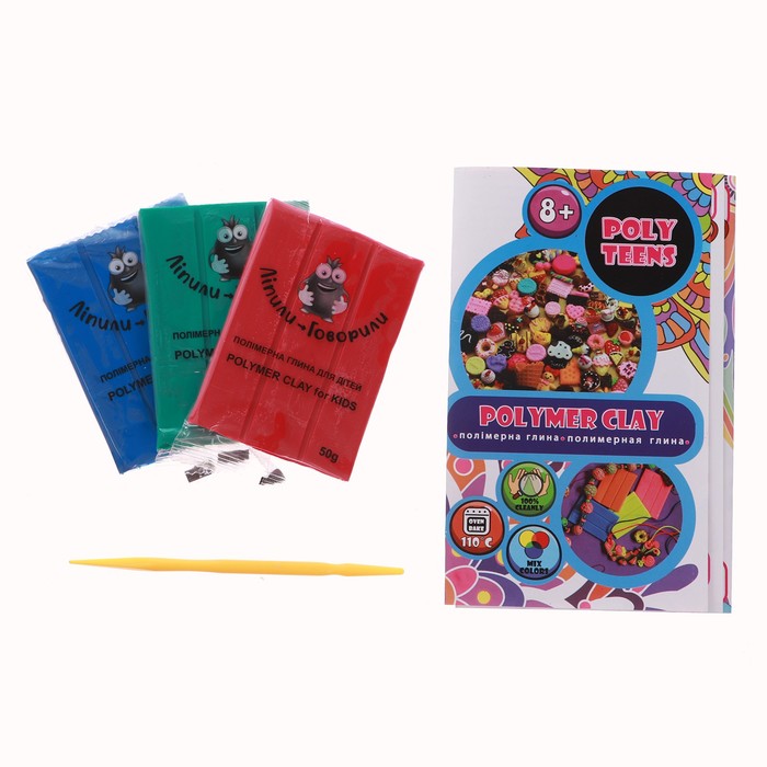 Набор полимерной глины для лепки TM Poly Teens, Classic
Набор полимерной глины для лепки TM Poly Teens, Classic
