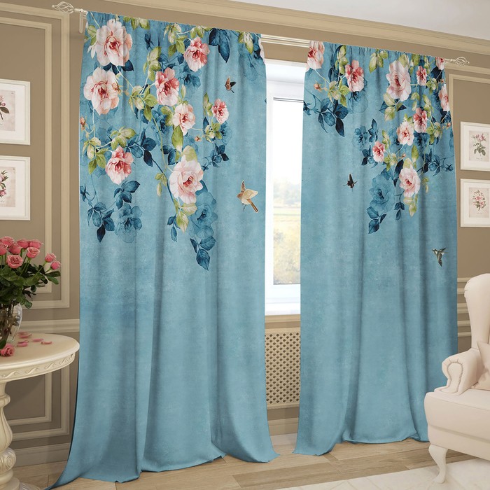 Комплект штор Хрустальная высь 147х267 +/- 3см 2шт, габардин, п/э
Комплект штор Хрустальная высь 147х267 +/- 3см 2шт, габардин, п/э