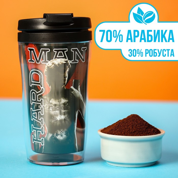 Кофе молотый, вкус: лесной орех, в термостакане «MAN», 50 г.
Кофе молотый, вкус: лесной орех, в термостакане «MAN», 50 г.