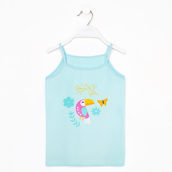 Майка для девочки, цвет голубой, рост 140-146 см
Майка для девочки, цвет голубой, рост 140-146 см