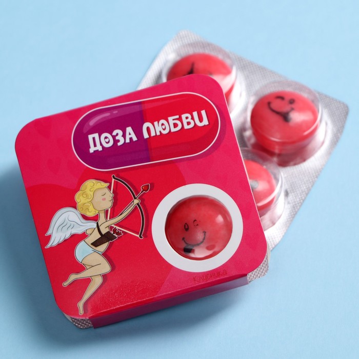 Жевательная резинка "Доза любви", клубника, 14г.
Жевательная резинка "Доза любви", клубника, 14г.