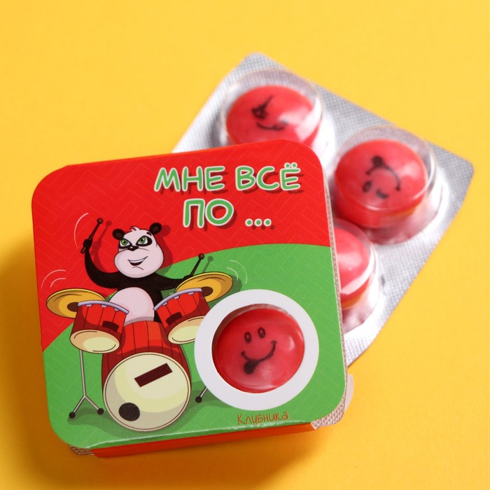 Жевательная резинка "Мне все по…", клубника, 14г.
Жевательная резинка "Мне все по…", клубника, 14г.