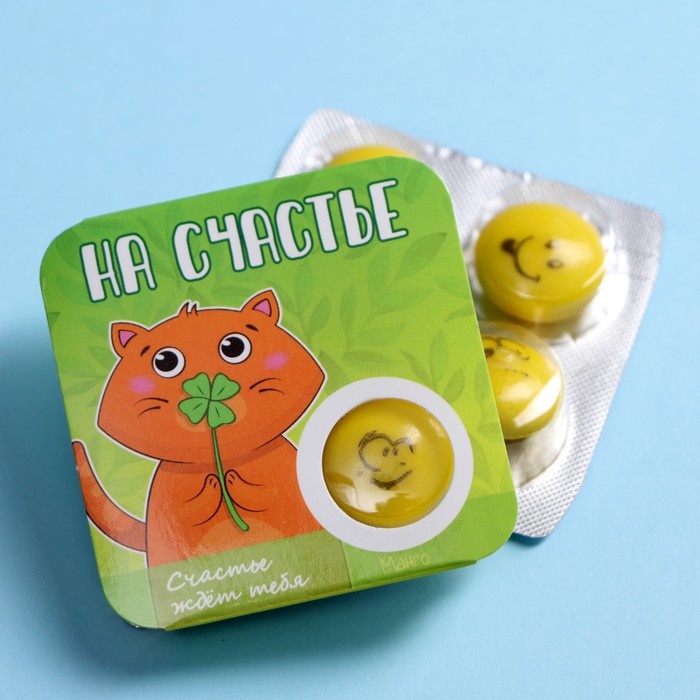 Жевательная резинка "Для счастья" со вкусом манго, 14г.
Жевательная резинка "Для счастья" со вкусом манго, 14г.