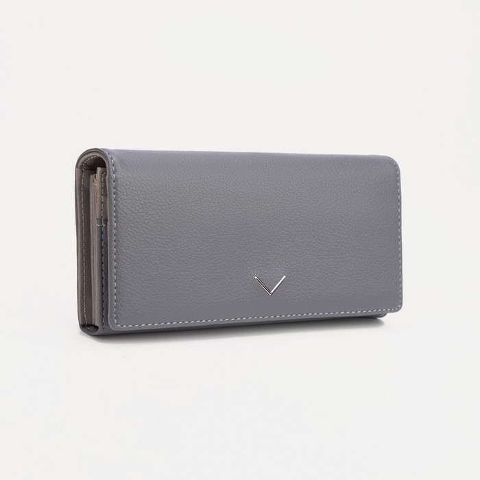 Кошелёк на магнитах, цвет серый
Кошелёк на магнитах, цвет серый