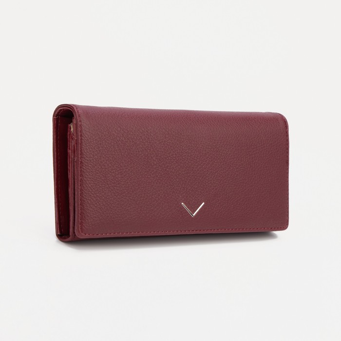 Кошелёк на магнитах, цвет бордовый
Кошелёк на магнитах, цвет бордовый