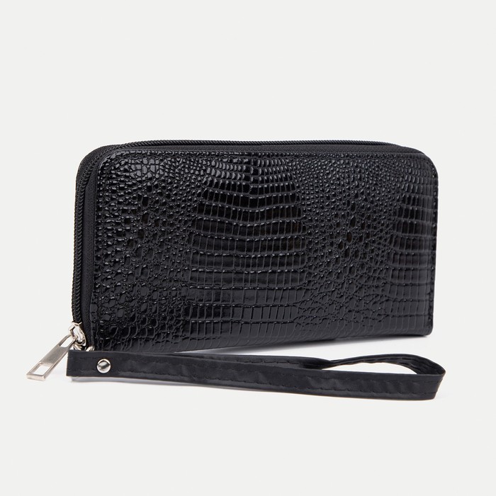 Кошелёк на молнии, цвет черный
Кошелёк на молнии, цвет черный