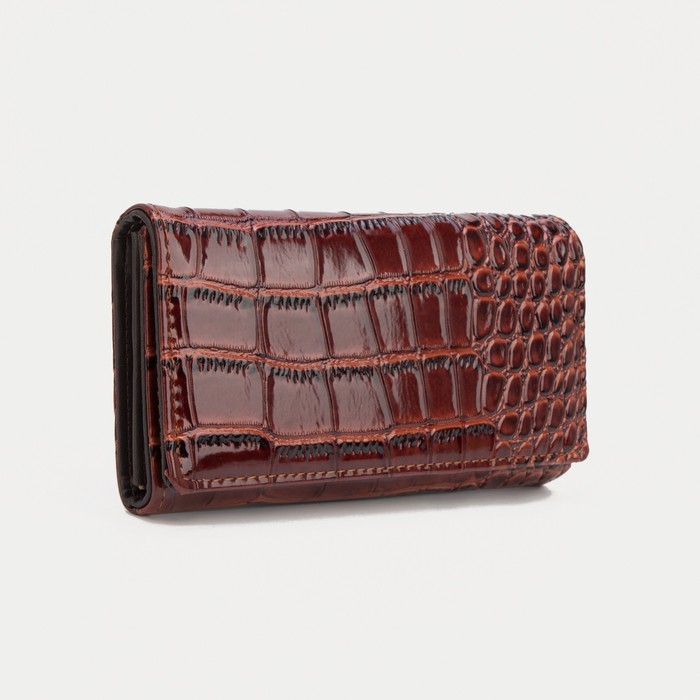 Кошелёк, 3 отдела на магните, цвет коричневый
Кошелёк, 3 отдела на магните, цвет коричневый