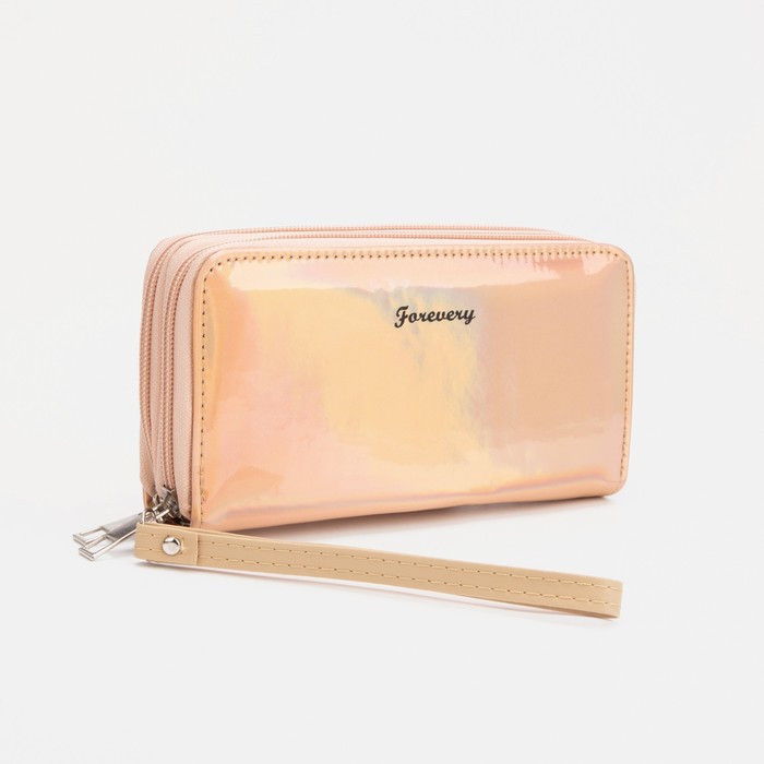 Кошелёк, 4 отдела на молнии, цвет рыжий
Кошелёк, 4 отдела на молнии, цвет рыжий