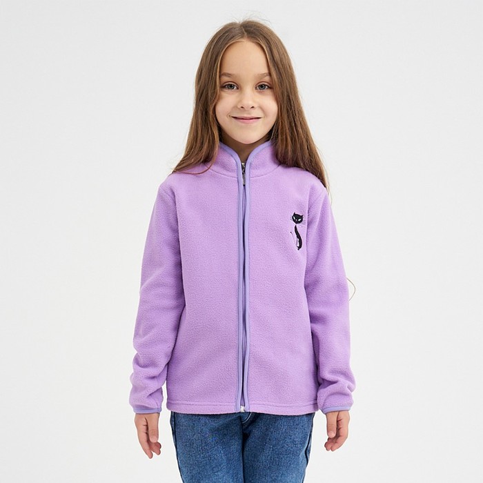 Джемпер детский, цвет лиловый, рост 110 см
Джемпер детский, цвет лиловый, рост 110 см