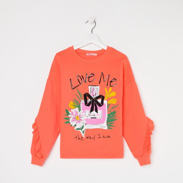 Свитшот для девочки, цвет персик, рост 146 см
Свитшот для девочки, цвет персик, рост 146 см