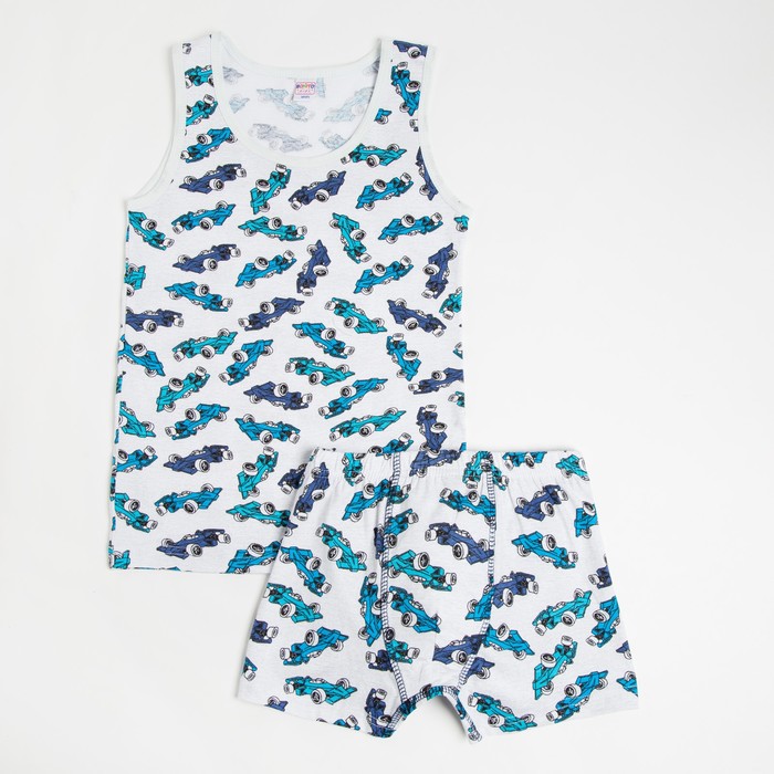 Комплект (майка, трусы) для мальчика, цвет серый, рост 146 см
Комплект (майка, трусы) для мальчика, цвет серый, рост 146 см