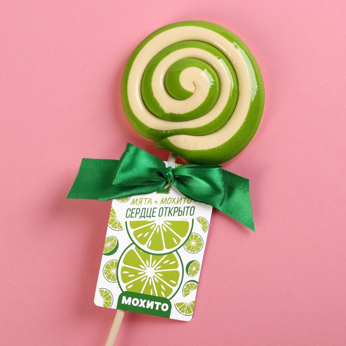 Леденец «Сердце открыто», вкус: мохито, 100 г.
Леденец «Сердце открыто», вкус: мохито, 100 г.