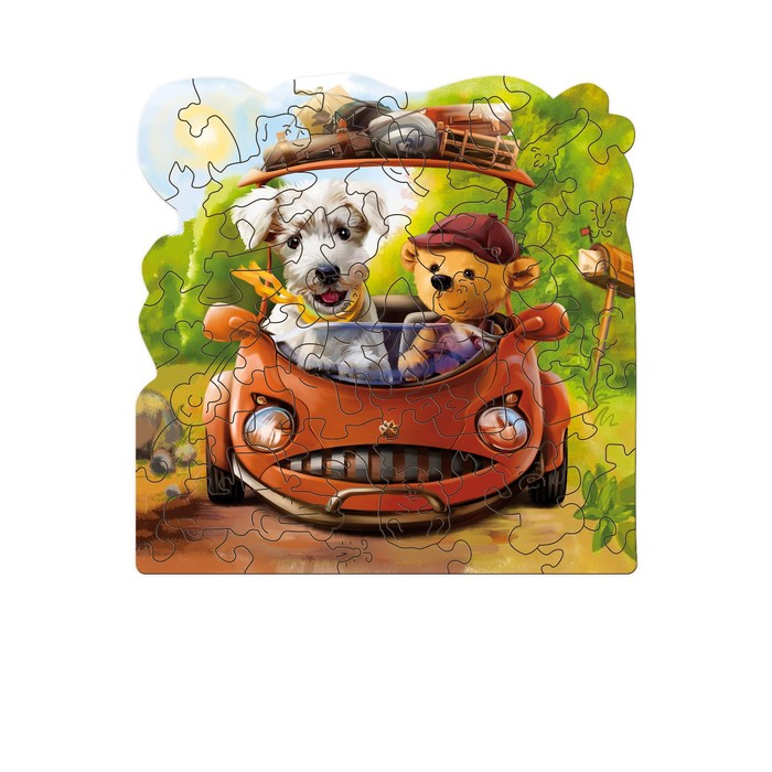 MIMI Puzzles Фигурный деревянный пазл, BEST FRIENDS
MIMI Puzzles Фигурный деревянный пазл, BEST FRIENDS