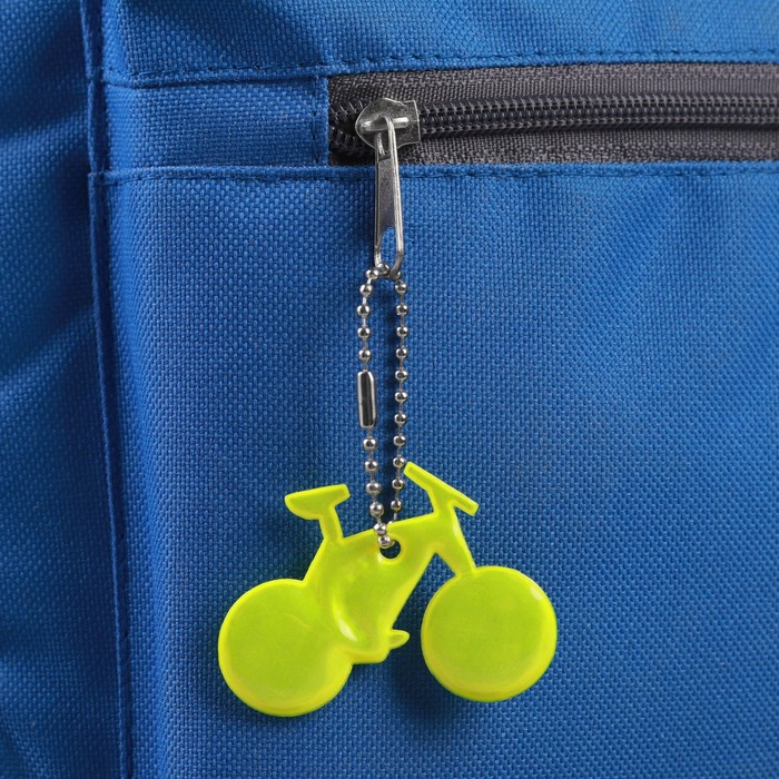 фото Светоотражающий элемент «велосипед», 5,5 × 4 см, цвет микс арт узор